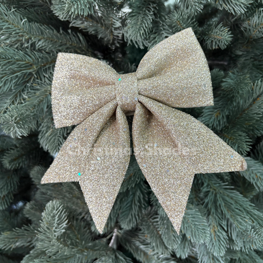 โบว์กลิตเตอร์ 18cm