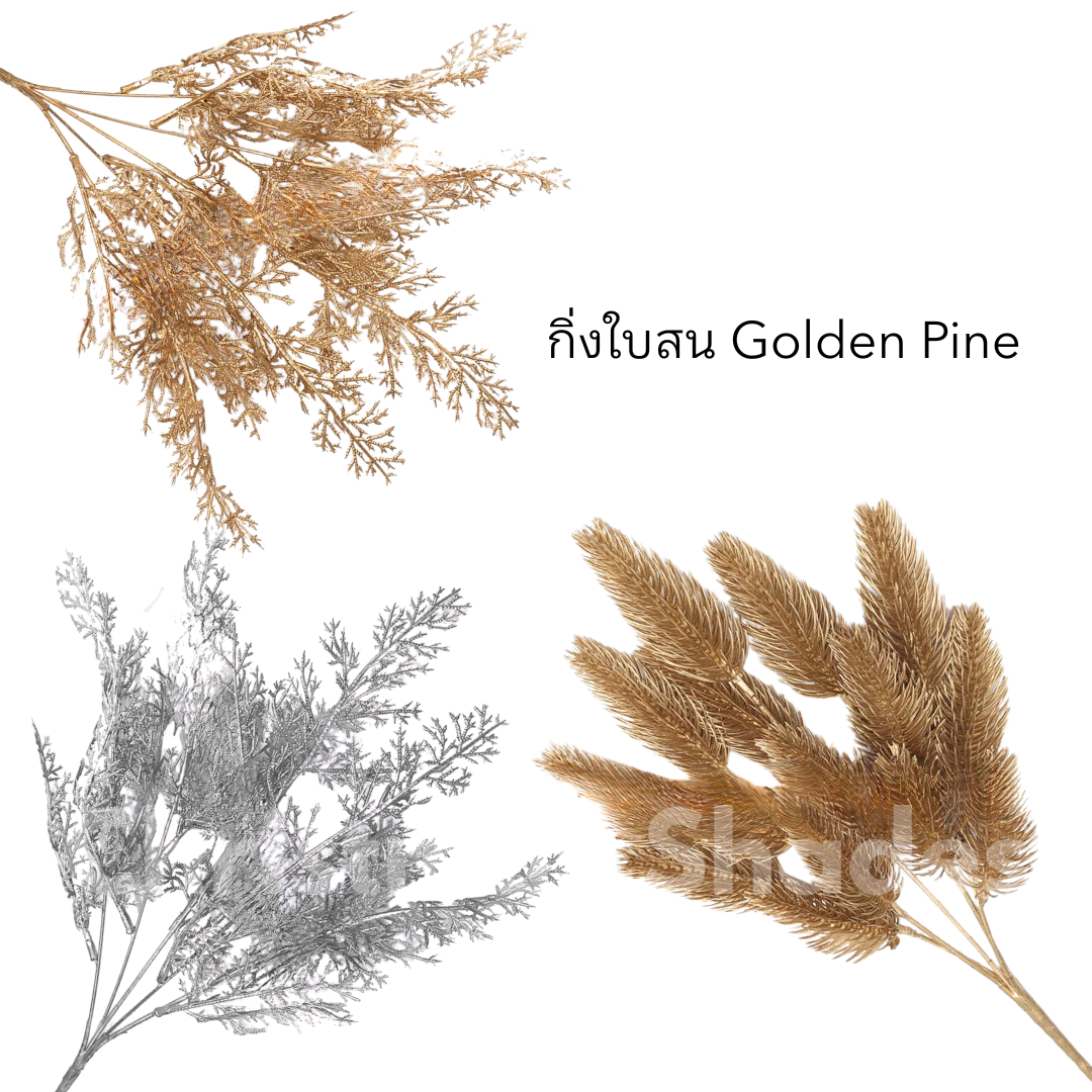 กิ่งใบสน Golden Pine