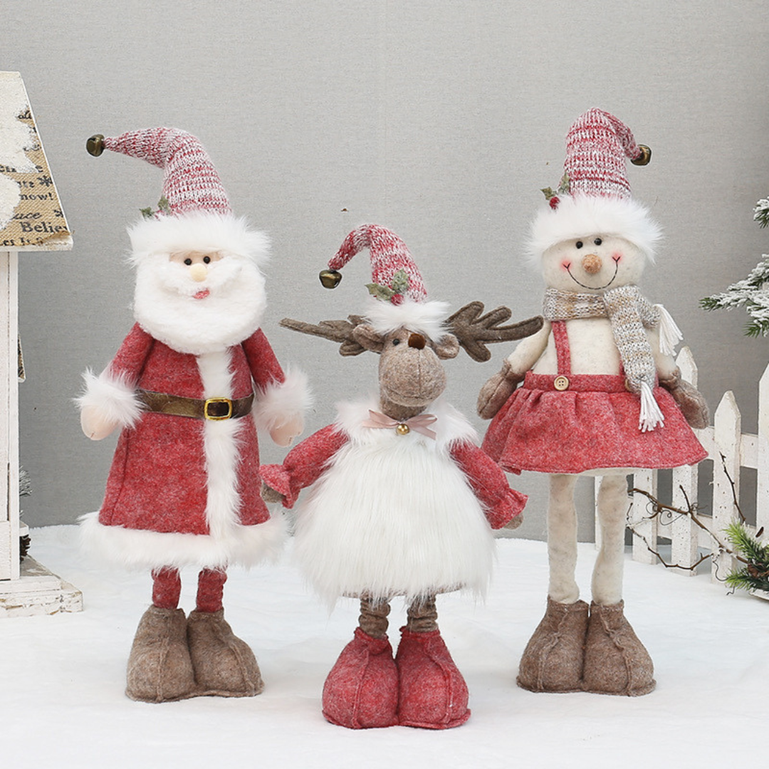 ตุ๊กตาขายืด 2025 คริสต์มาส สีแดง-ขาว 70 cm