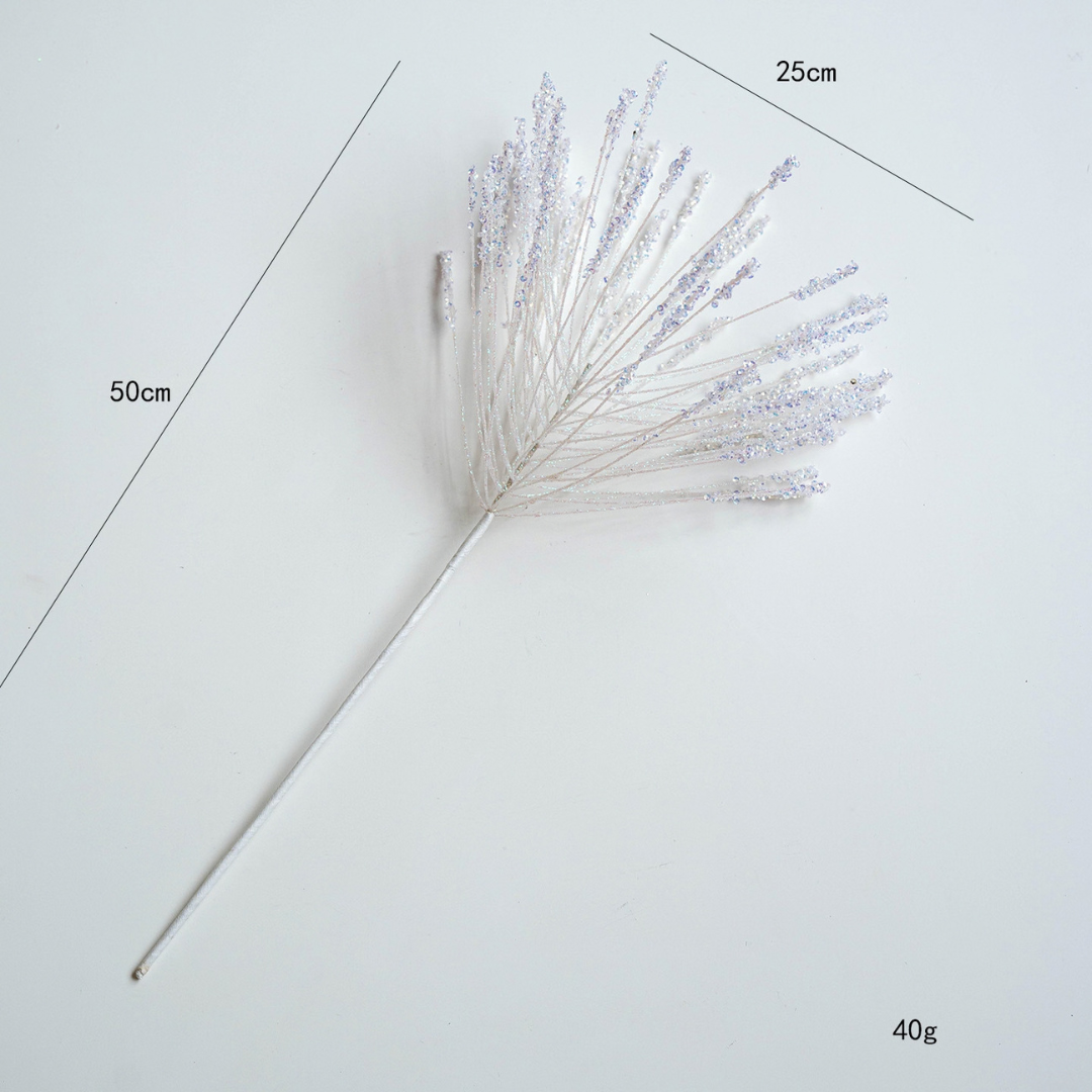 ดอกไม้เส้นสีขาว 50 cm.