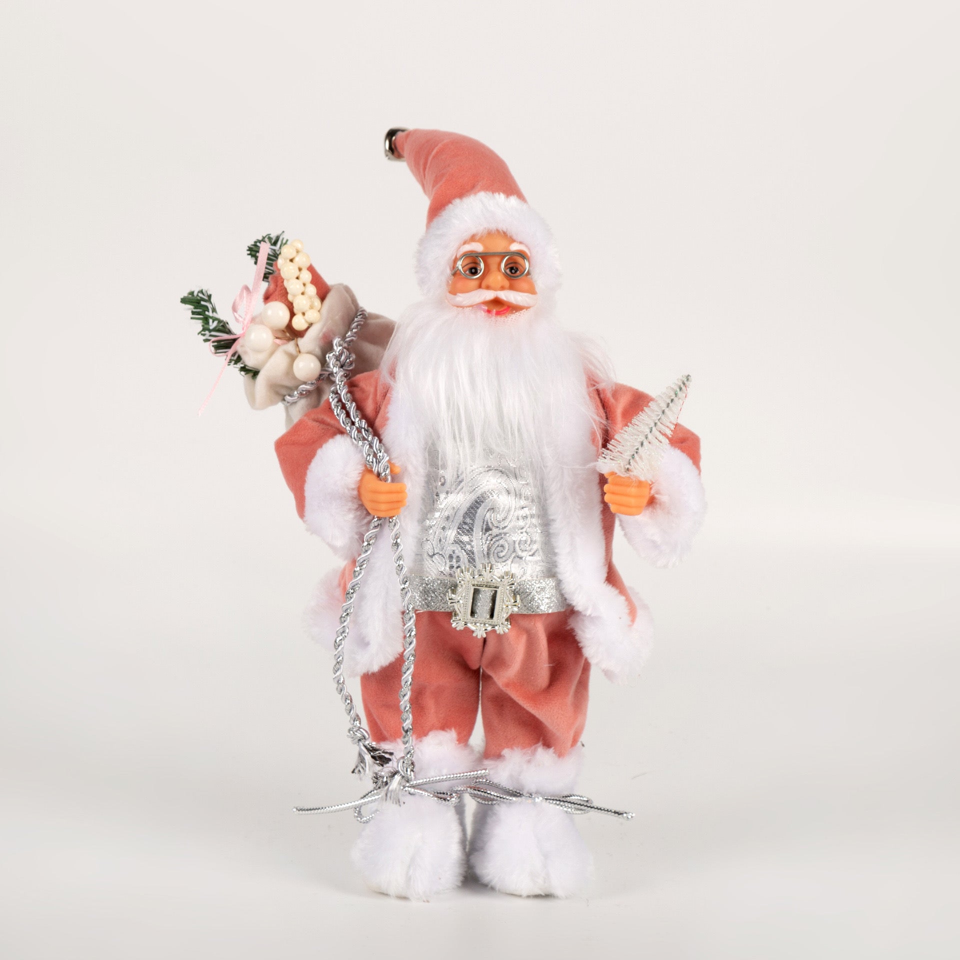 ตุ๊กตา Silver Pink Santa Claus 30 cm.