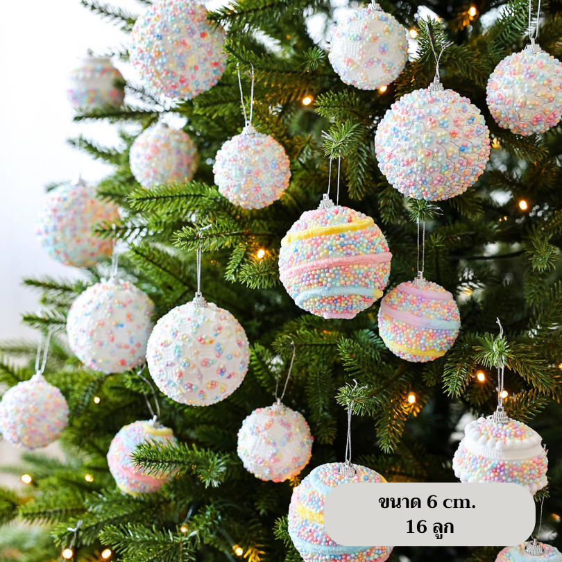 เซตลูกบอล Candy color 6 cm.
