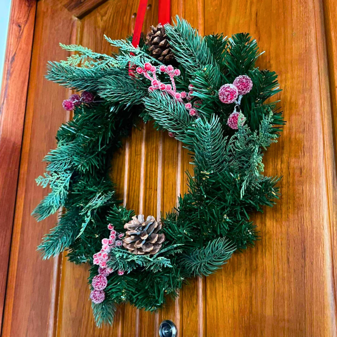 หรีดคริสต์มาส 18-24 นิ้ว