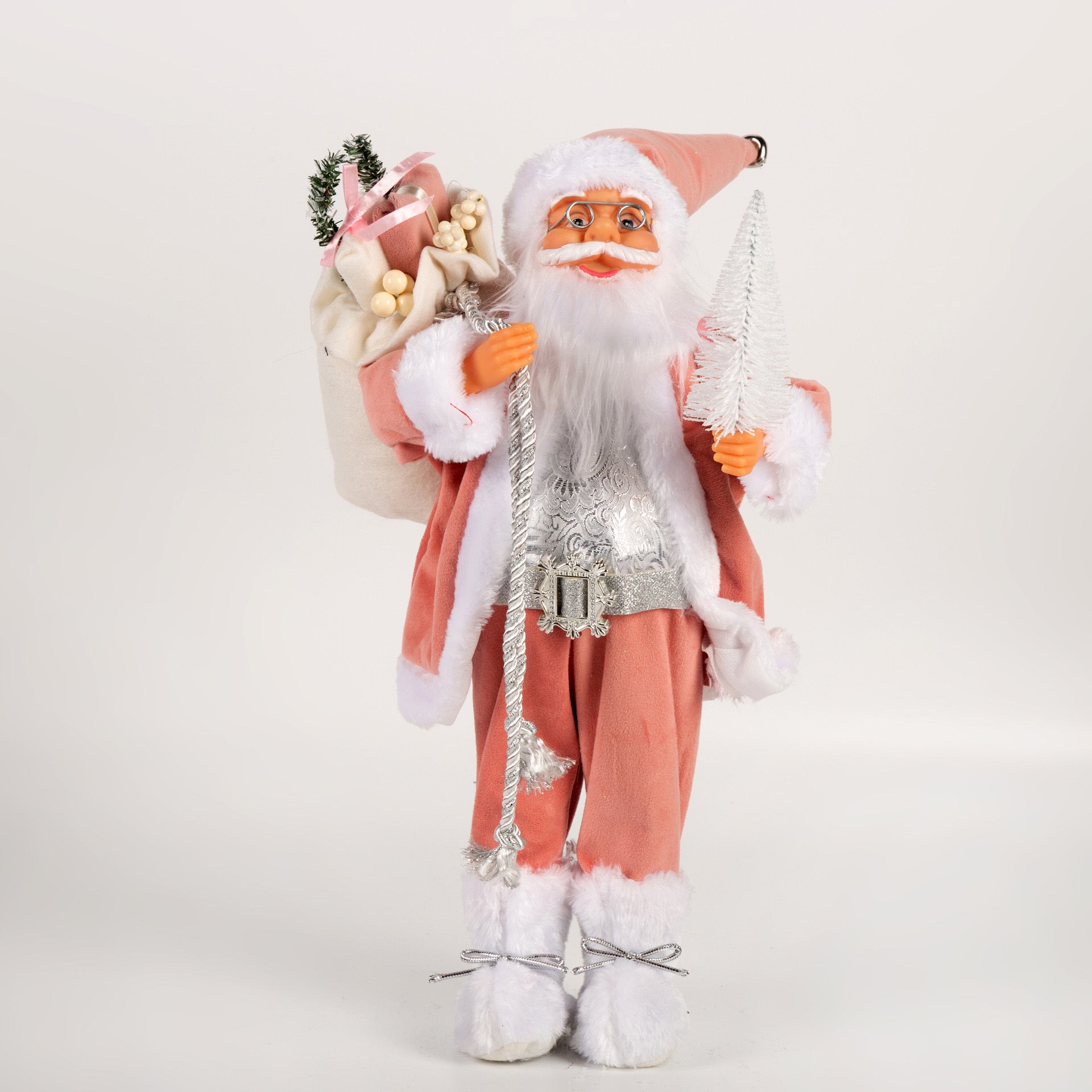 ตุ๊กตา Silver Pink Santa Claus 45 cm.