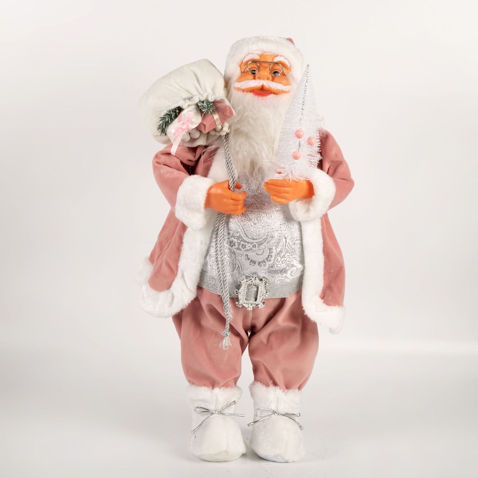 ตุ๊กตา Silver Pink Santa Claus 60 cm.