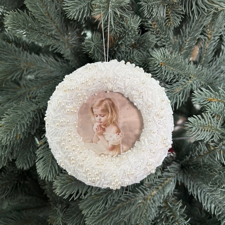 จี้คริสต์มาสกรอบรูปใส่ภาพ 12.5 cm.