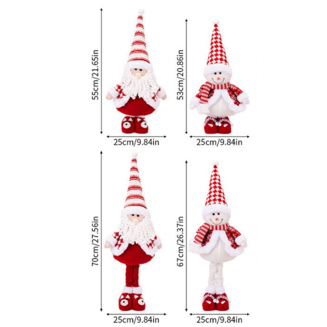 เซทตุ๊กตาคู่หูคริสต์มาส (ยืดขาได้)