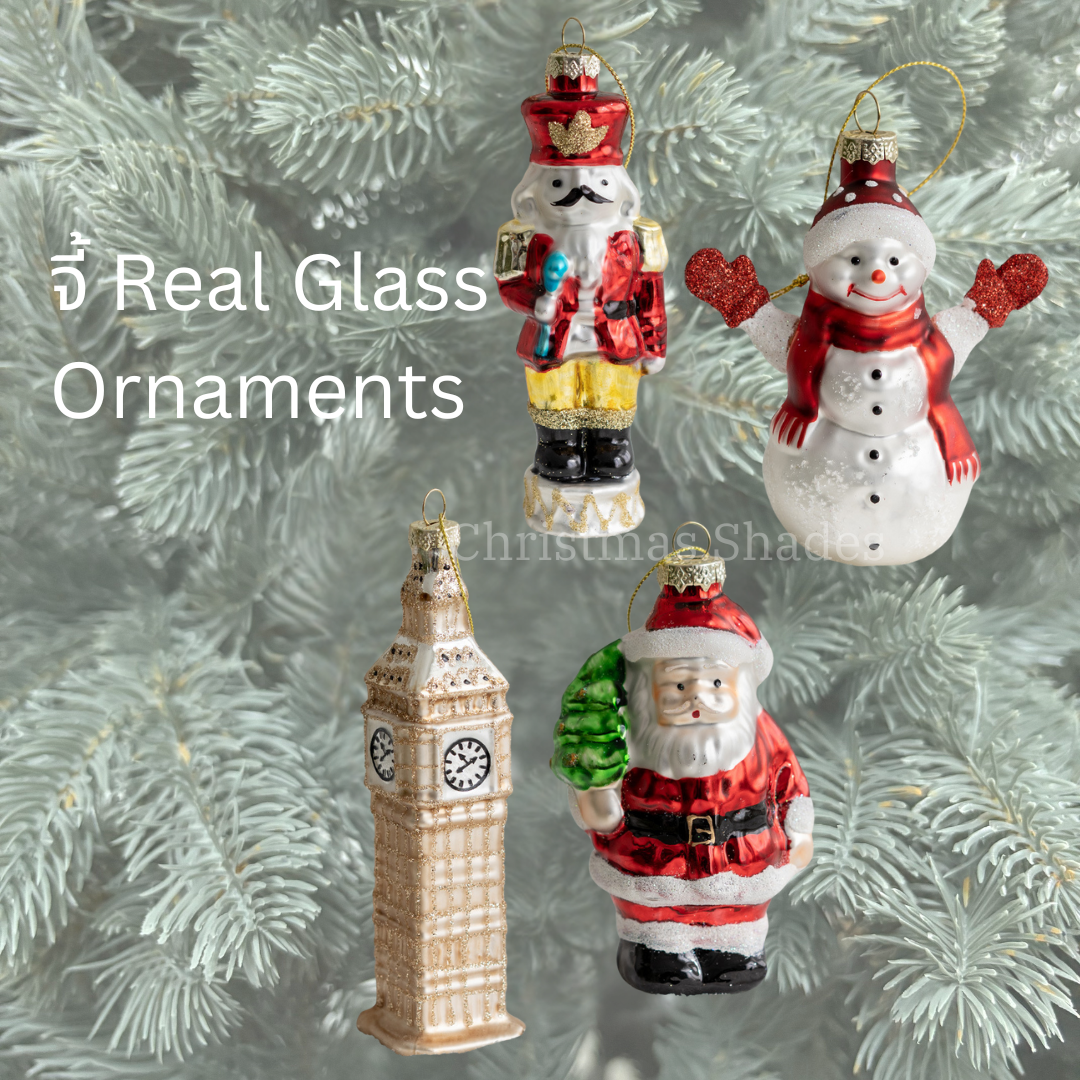 จี้ Real Glass Christmas Ornaments