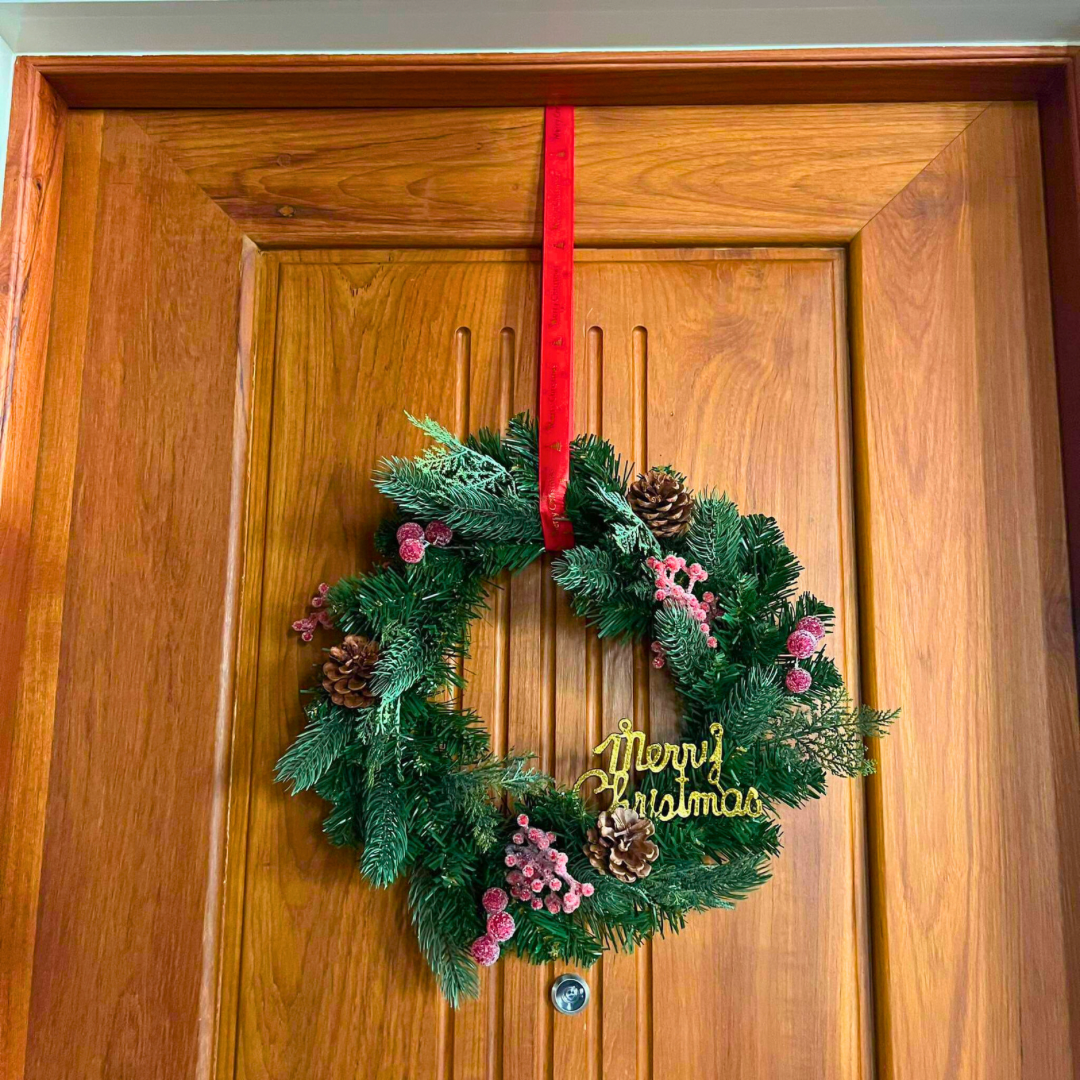 หรีดคริสต์มาส 18-24 นิ้ว