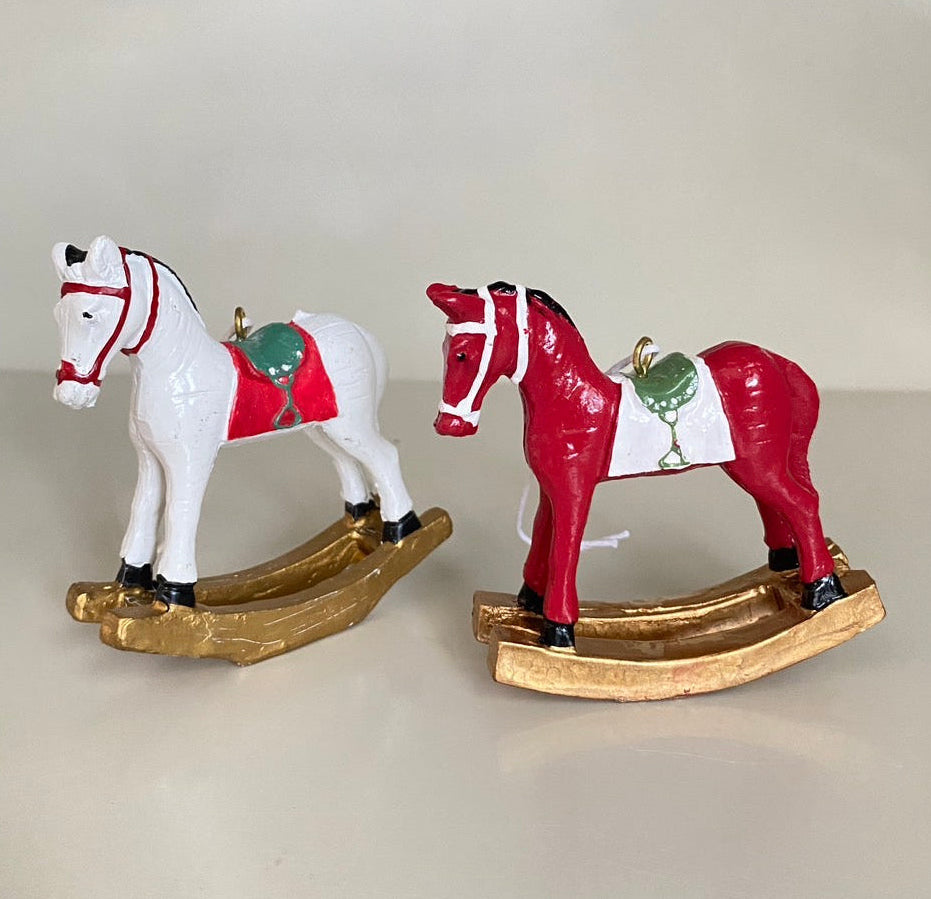 จี้ม้าโยก งานวินเทจ 8 cm