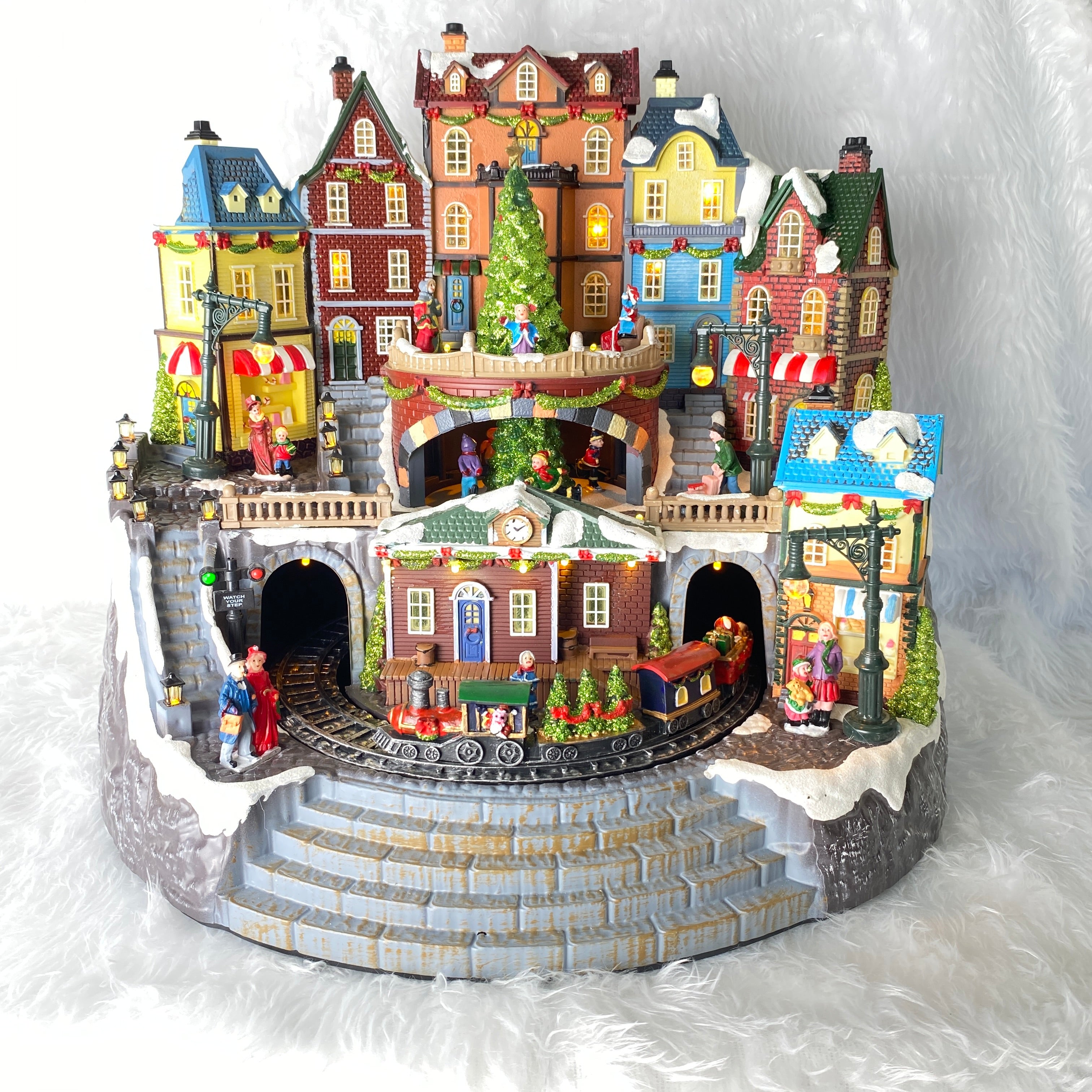 Music Box คริสต์มาส คอมเพล็กซ์ มีไฟ - เพลง