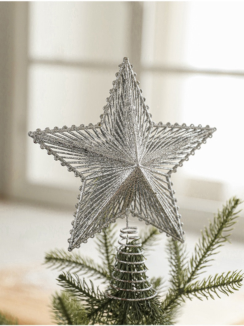 ดาวประดับยอดกลิตเตอร์ 15cm. | 25cm.