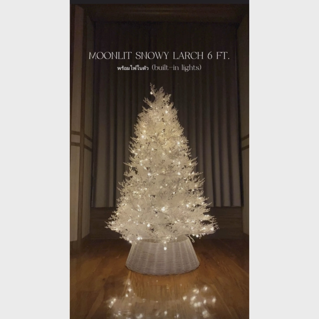 MOONLIT SNOWY LARCH 6 ft. (Built-in Lights)